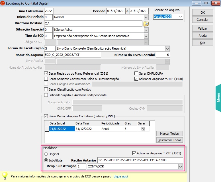 ECD_Registro J801