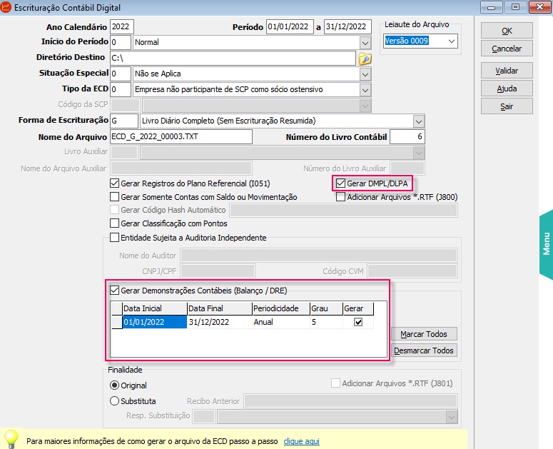 ECD_Registro J210