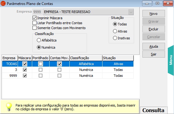 SSC_PDFA_Parametros Plano de Contas