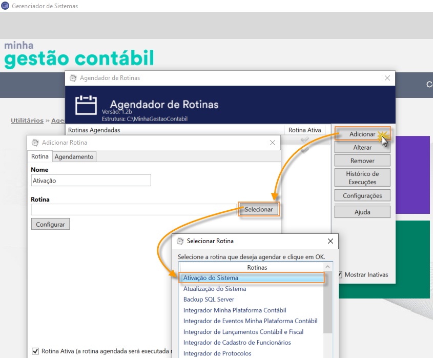 Agendador_Ativação